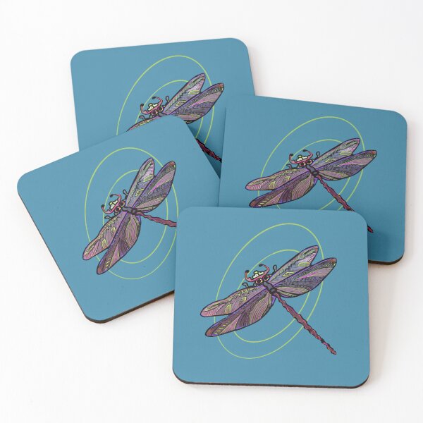 Item preview, Dragonfly Spirit – Transformation Totem Art | Mindful Surreal Illustration designed and sold by MiROCZA.