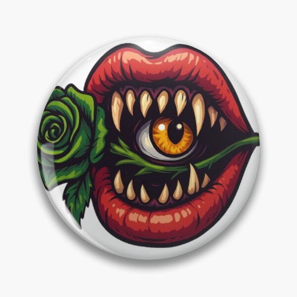 Item preview, “The Eye of Desire – Dark Surreal Neon Art” designed and sold by GlowAIDesigns.