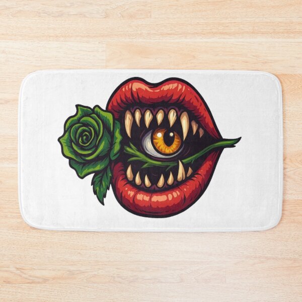 Item preview, “The Eye of Desire – Dark Surreal Neon Art” designed and sold by GlowAIDesigns.