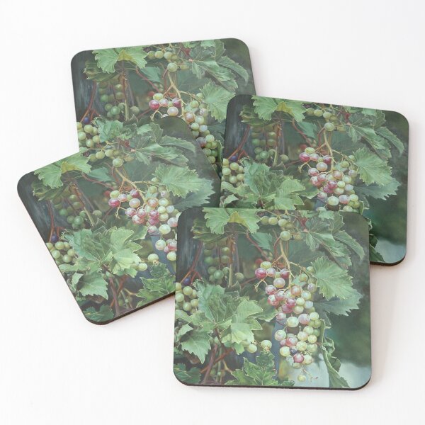 Item preview, Grapevine with Ripening Grapes – Botanical Hyperrealism by Lukian designed and sold by LukianArtPrint.