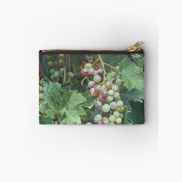 Item preview, Grapevine with Ripening Grapes – Botanical Hyperrealism by Lukian designed and sold by LukianArtPrint.