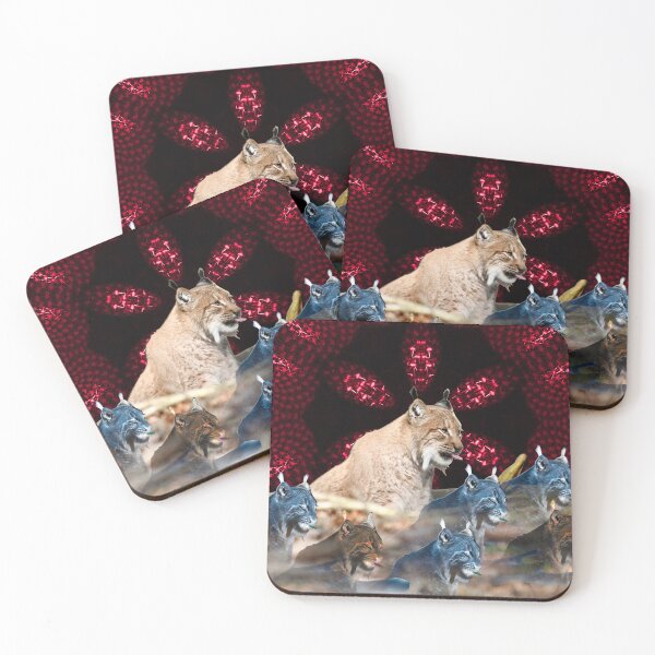 Item preview, Lynx and Blue Spirits – Powerful Vision / Swiss Artwork Photography designed and sold by Raphael Wolf.