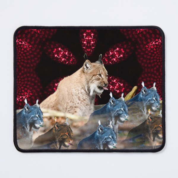 Item preview, Lynx and Blue Spirits – Powerful Vision / Swiss Artwork Photography designed and sold by Raphael Wolf.