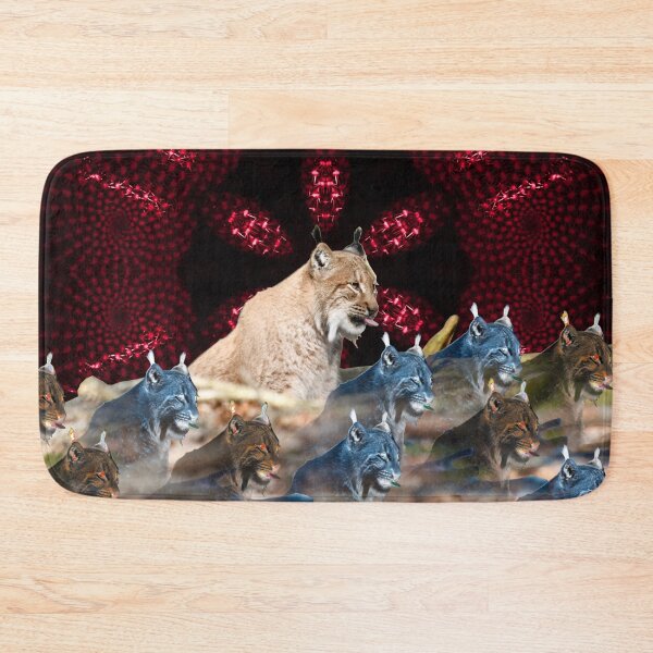 Item preview, Lynx and Blue Spirits – Powerful Vision / Swiss Artwork Photography designed and sold by Raphael Wolf.