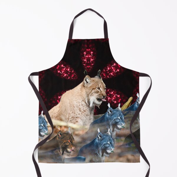 Item preview, Lynx and Blue Spirits – Powerful Vision / Swiss Artwork Photography designed and sold by Raphael Wolf.