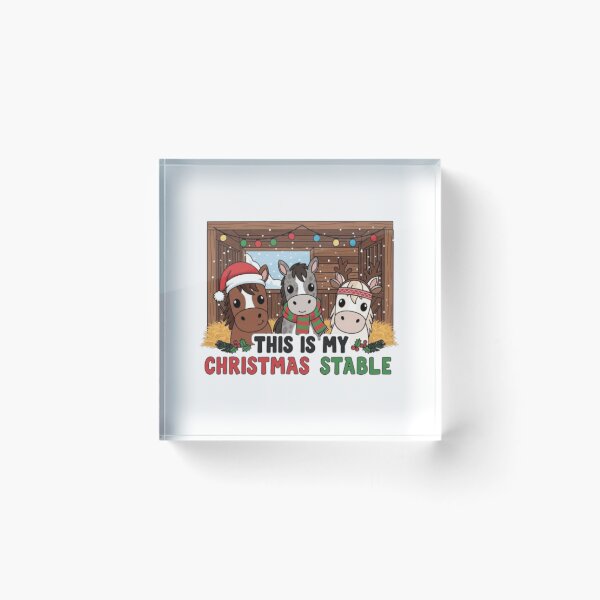 Item preview, This is My Christmas Stable-Funny Naughty Christmas Meme | Big Nick Energy Santa Cartoon & Festive Joke designed and sold by fetyTHM.