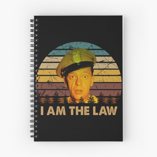 Item preview, I am the law Barney Fife character  designed and sold by schoollanliver.