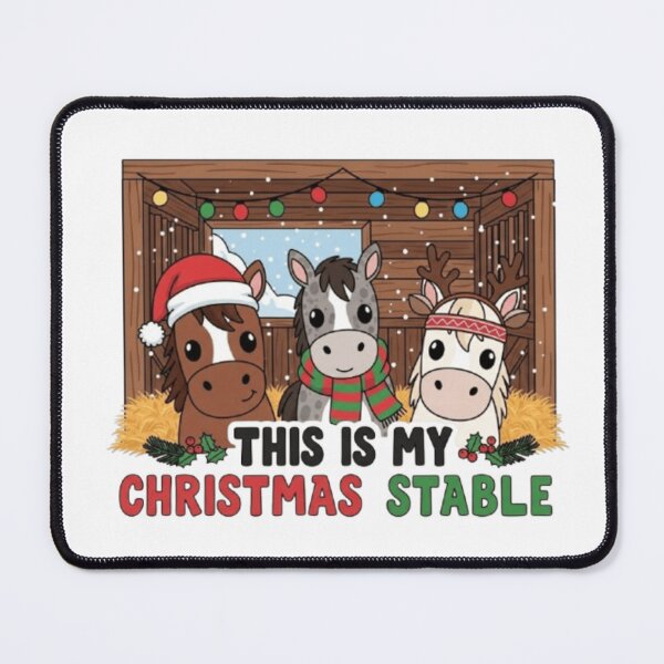 Item preview, This is My Christmas Stable-Funny Naughty Christmas Meme | Big Nick Energy Santa Cartoon & Festive Joke designed and sold by fetyTHM.