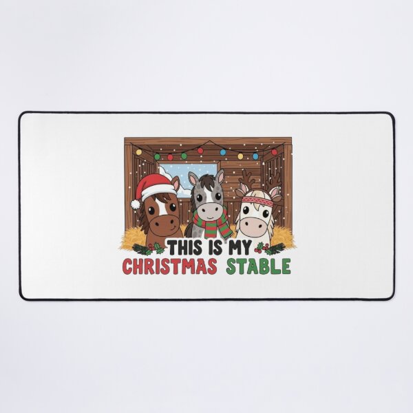 Item preview, This is My Christmas Stable-Funny Naughty Christmas Meme | Big Nick Energy Santa Cartoon & Festive Joke designed and sold by fetyTHM.