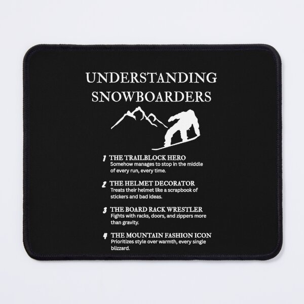 Item preview, Understanding Snowboarders – Gravity Is Optional, Style Is Mandatory – Black designed and sold by PsyFlow35.