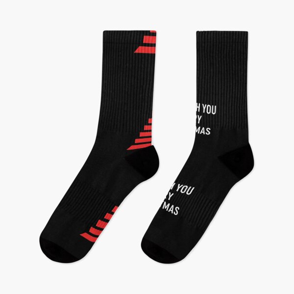 Item preview, Minimalist Red Bar Christmas Tree with Modern Vertical Text – Clean Holiday Design designed and sold by PixelVibe782.