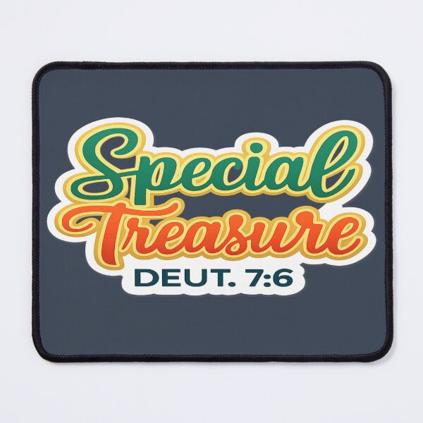 Item preview, God’s Special Treasure – Deut 7:6 Affirmation Sticker designed and sold by vineartstudio.