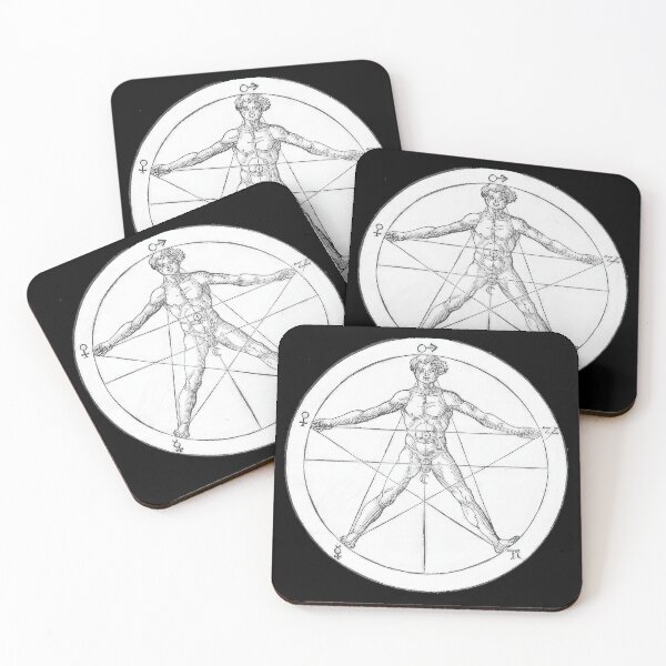Item preview, The "Man in the Pentagram" or "Microcosm of Man,"  designed and sold by stevepaint.
