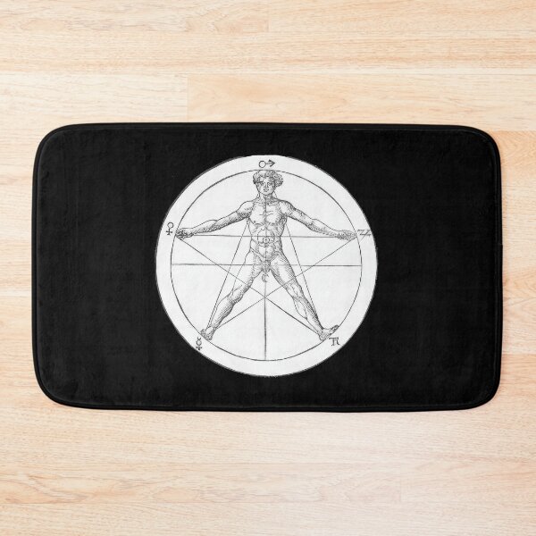 Item preview, The "Man in the Pentagram" or "Microcosm of Man,"  designed and sold by stevepaint.