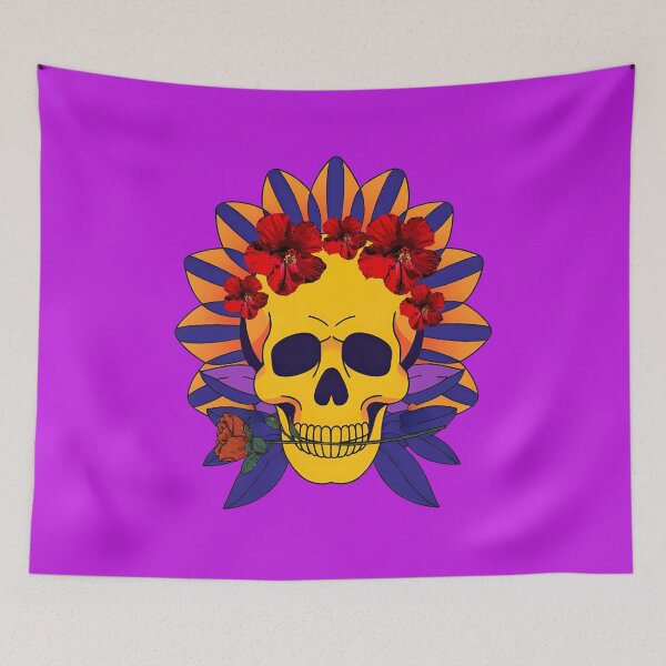 Item preview, Your beloved skull with a rose in its teeth. designed and sold by Knock on my door.