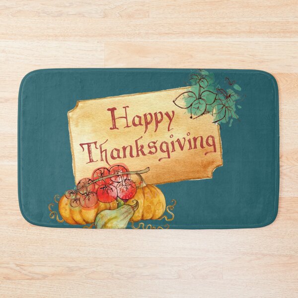 Item preview, Vintage Happy Thanksgiving With Pumpkins designed and sold by Lovemountain.