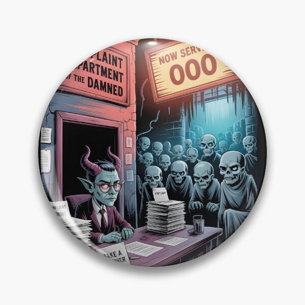 Item preview, The Complaint Department of the Damned designed and sold by SomeoneFamiliar.