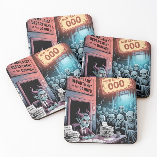Item preview, The Complaint Department of the Damned designed and sold by SomeoneFamiliar.