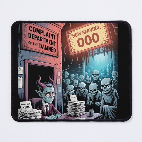Item preview, The Complaint Department of the Damned designed and sold by SomeoneFamiliar.