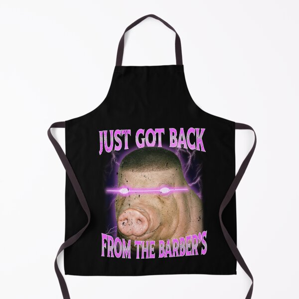 Item preview, Just Got Back From The Barber’s Buzz Cut Pig Fade designed and sold by elderberry.