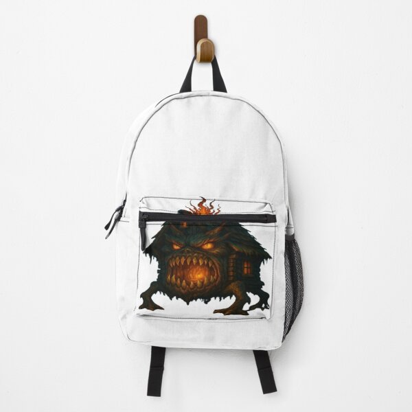 Item preview, The Burning Monster House – Dark Horror Fantasy Art designed and sold by GlowAIDesigns.