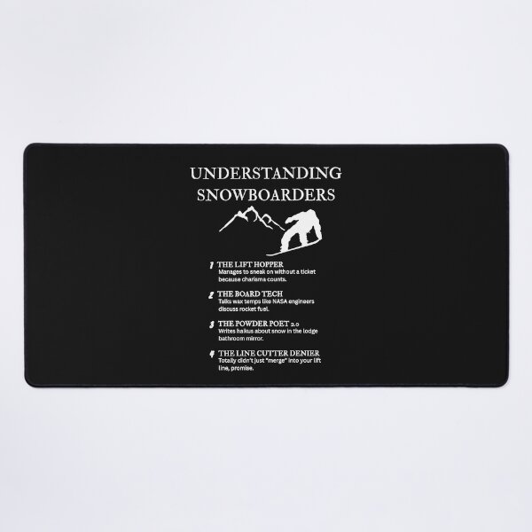 Item preview, Understanding Snowboarders – Turning Wipeouts Into Winter Poetry – Black designed and sold by PsyFlow35.