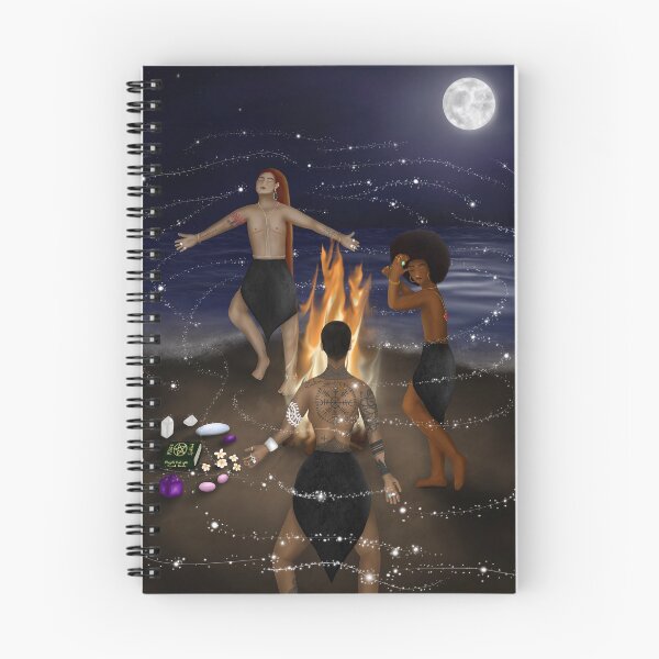 Item preview, Coven — Witchy Full Moon Ritual on the Beach designed and sold by MelZahrArt.