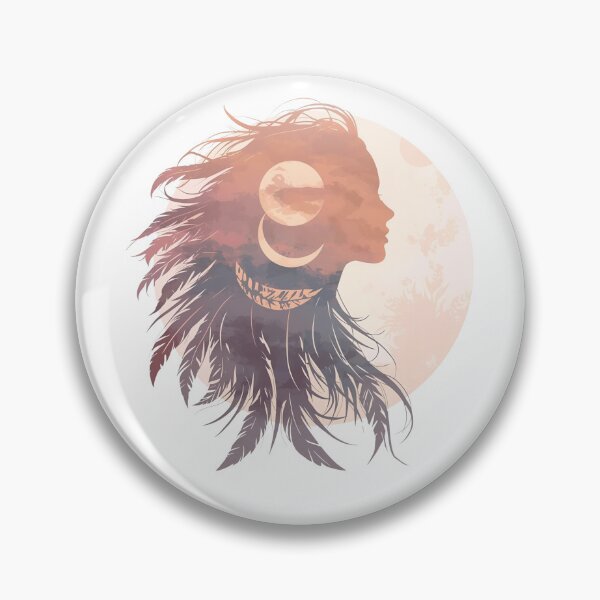 Item preview, Native American Silhouette designed and sold by RisingWolfStudio.