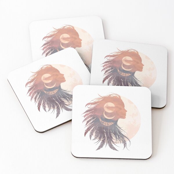 Item preview, Native American Silhouette designed and sold by RisingWolfStudio.