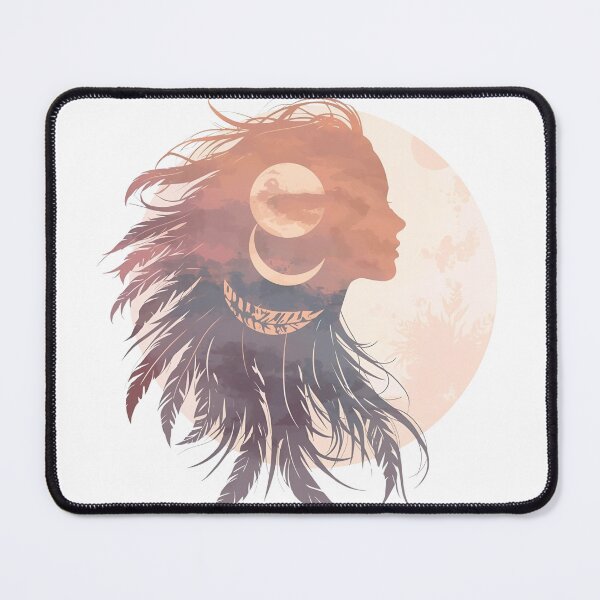 Item preview, Native American Silhouette designed and sold by RisingWolfStudio.