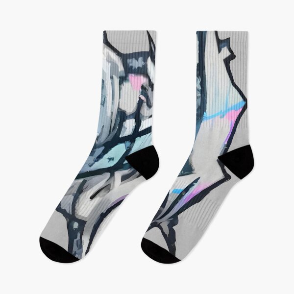 Item preview, Abstract Ice Graffiti Street Art Design designed and sold by Ekracreatives.