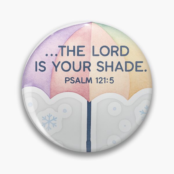 Item preview, The Lord Is Your Shade – Psalm 121:5 Comfort Sticker designed and sold by vineartstudio.