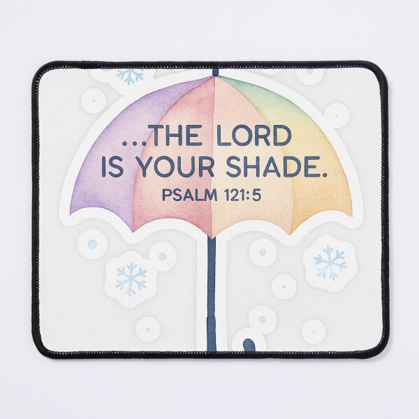 Item preview, The Lord Is Your Shade – Psalm 121:5 Comfort Sticker designed and sold by vineartstudio.