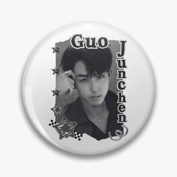 Item preview, Guo Junchen (郭俊辰) Chinese Actor Cdrama Chinese Entertainment Black and White Collage Digital Art Portrait designed and sold by AJUNICE STUDIO.