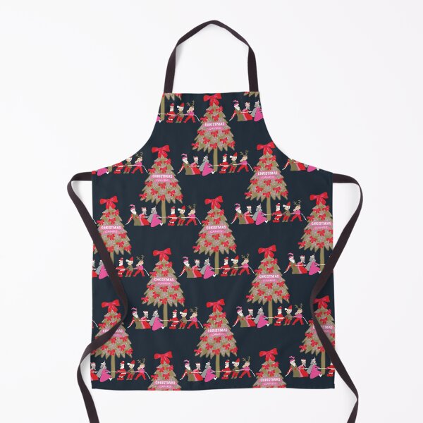 Item preview, Fun Christmas game pattern between the three wise men and Santa Claus and his companions designed and sold by WONDERPRINTVALLEY.