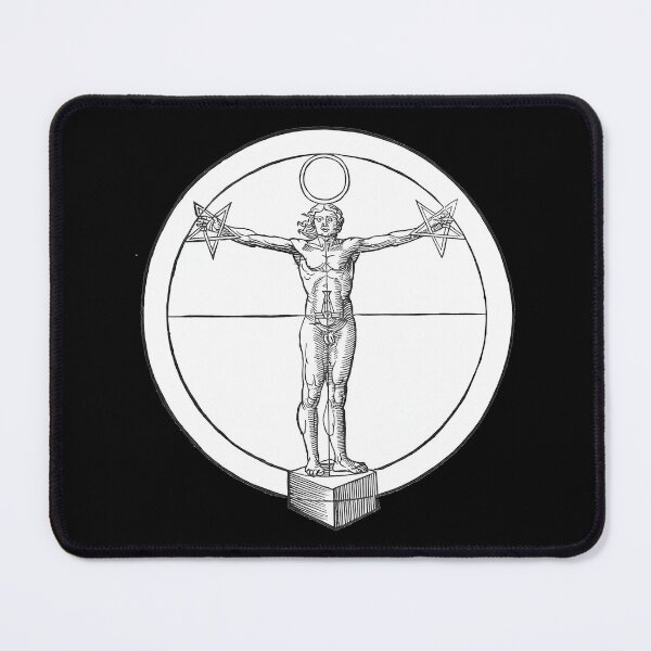 Item preview, The Agrippa Pentagram" or the "Man in the Pentagram designed and sold by stevepaint.