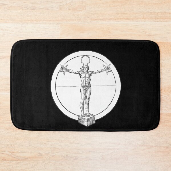 Item preview, The Agrippa Pentagram" or the "Man in the Pentagram designed and sold by stevepaint.