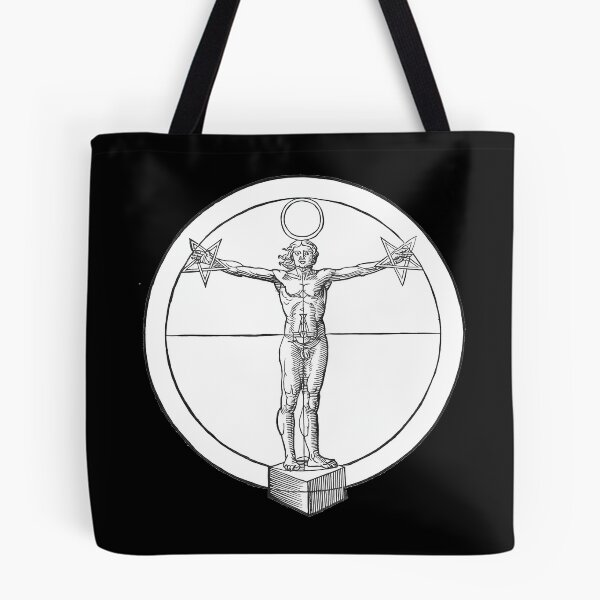 Item preview, The Agrippa Pentagram" or the "Man in the Pentagram designed and sold by stevepaint.