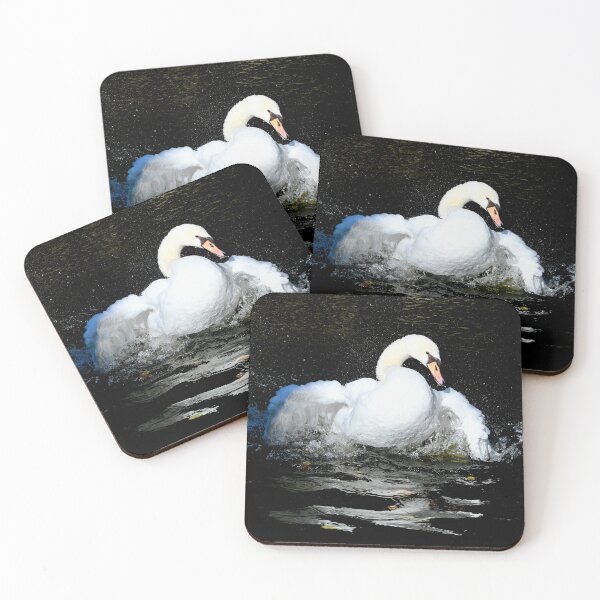 Item preview, The Flamenco Swan – Dance of Grace / Swiss Artwork Photography designed and sold by Raphael Wolf.