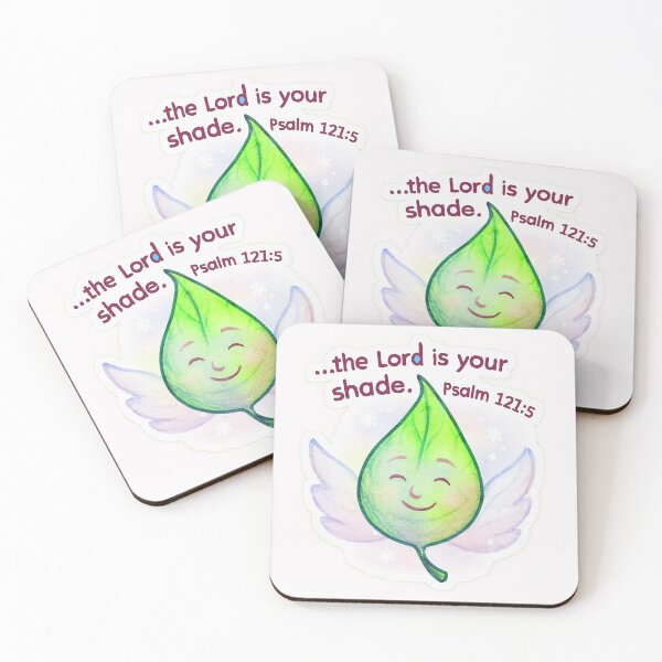 Item preview, The Lord Is Your Shade – Psalm 121:5 -Utopian Comfort Sticker designed and sold by vineartstudio.