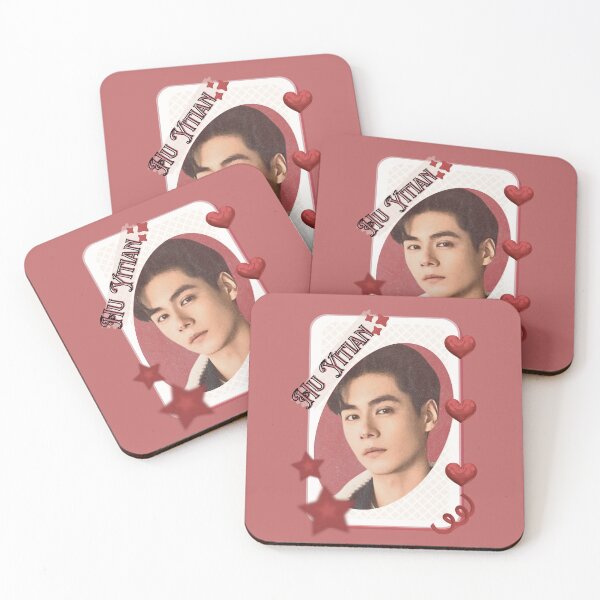 Item preview, Hu Yitian (胡一天) Chinese Actor Cdrama Chinese Entertainment Card Red Aesthetic Collage Design designed and sold by AJUNICE STUDIO.