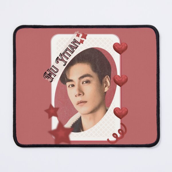 Item preview, Hu Yitian (胡一天) Chinese Actor Cdrama Chinese Entertainment Card Red Aesthetic Collage Design designed and sold by AJUNICE STUDIO.