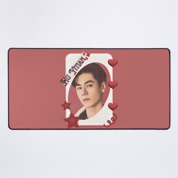 Item preview, Hu Yitian (胡一天) Chinese Actor Cdrama Chinese Entertainment Card Red Aesthetic Collage Design designed and sold by AJUNICE STUDIO.