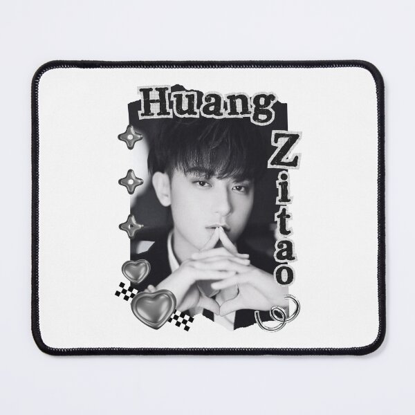 Item preview, Huang Zitao (黄子韬) Chinese Actor Cdrama Chinese Entertainment Black and White Collage Digital Art Portrait designed and sold by AJUNICE STUDIO.