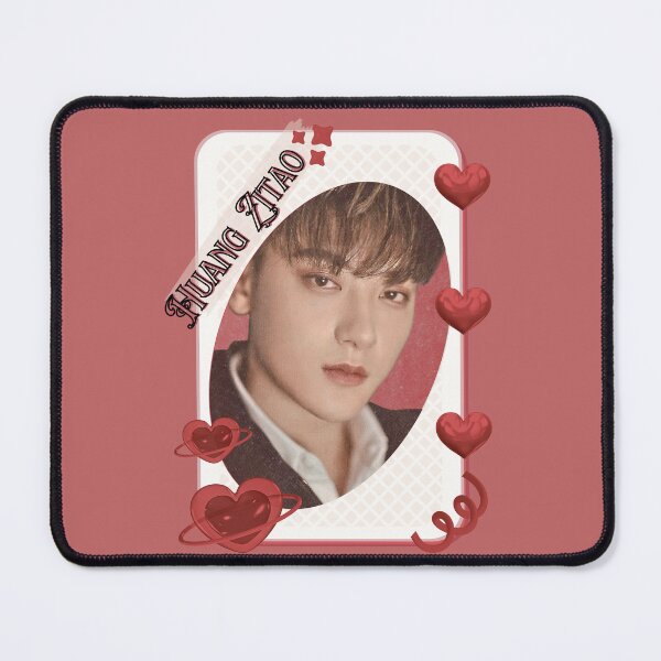 Item preview, Huang Zitao (黄子韬) Chinese Actor Cdrama Chinese Entertainment Card Red Aesthetic Collage Design designed and sold by AJUNICE STUDIO.