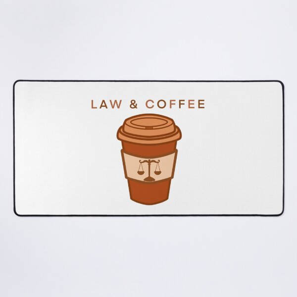 Item preview, Law & Coffee – Scales of Justice Legal Aesthetic Coffee Cup Design designed and sold by MagicMe-JD.