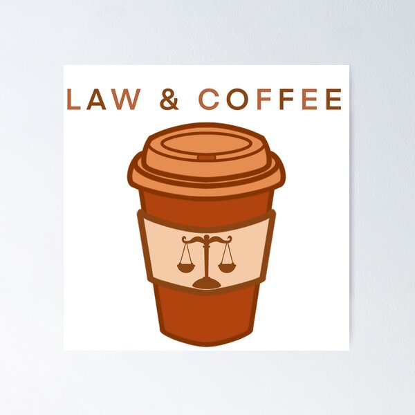 Item preview, Law & Coffee – Scales of Justice Legal Aesthetic Coffee Cup Design designed and sold by MagicMe-JD.