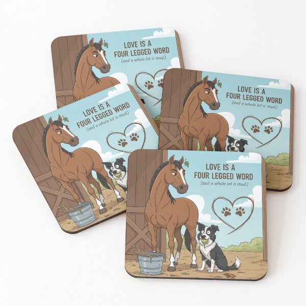 Item preview, Love is a four legged word designed and sold by JLMWorks.