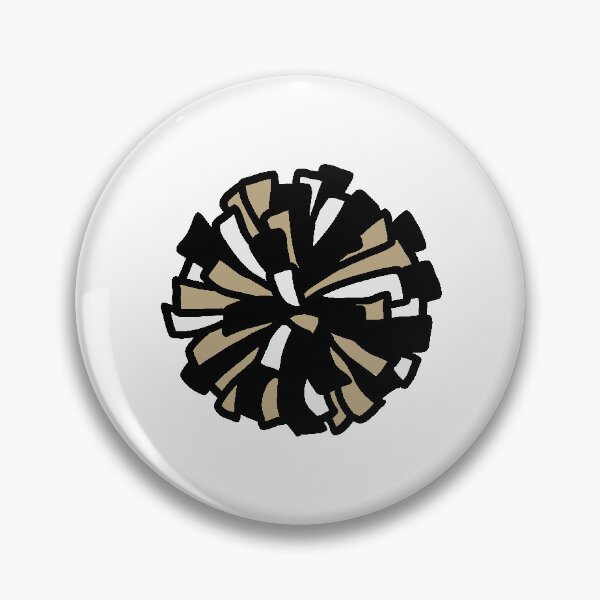 Item preview, Cheer POMPOM - black & gold designed and sold by Shelb136.