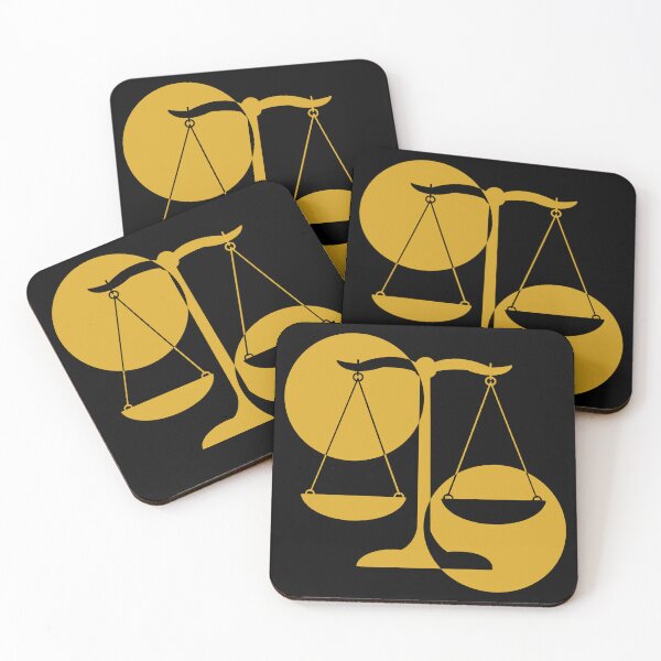 Item preview, Golden Scales of Justice | Modern Minimalist Law Symbol for Lawyers & Law Students designed and sold by MagicMe-JD.